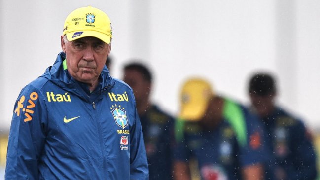 La selección de Brasil llegó a Ecuador con Ancelotti enfocado en su debut