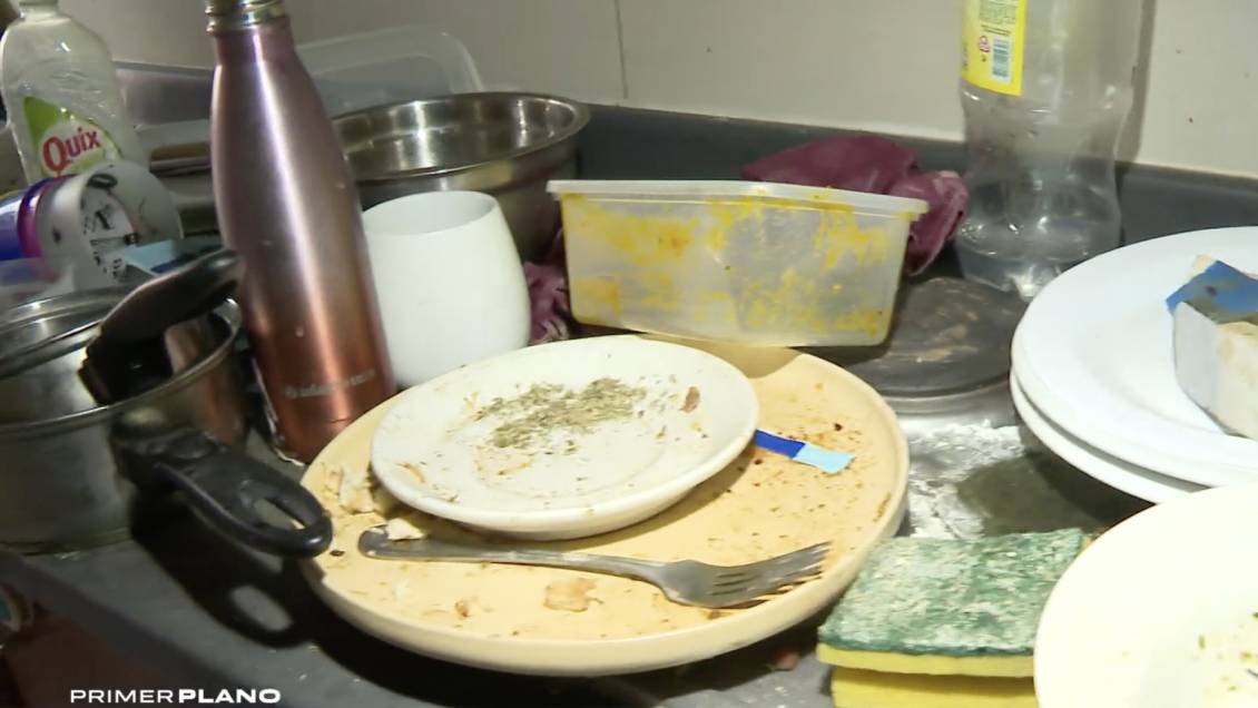 Así fue encontrado el departamento tomado por Úrsula Achterberg