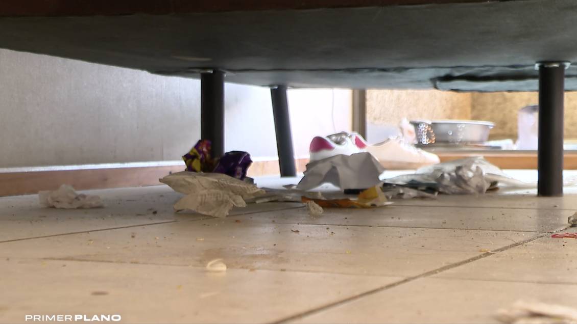 Así fue encontrado el departamento tomado por Úrsula Achterberg