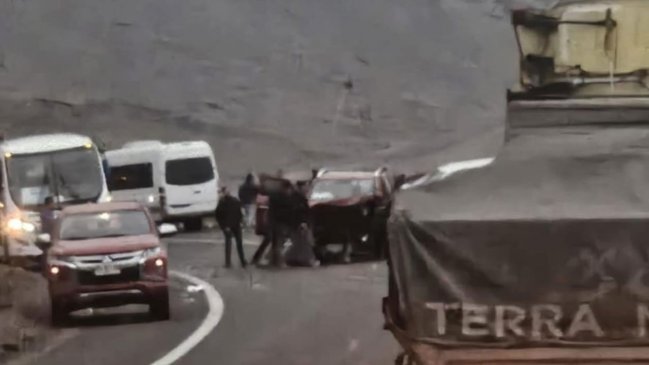 Colisión frontal de alta energía dejó siete lesionados y dos detenidos en Ruta 1 de Tocopilla