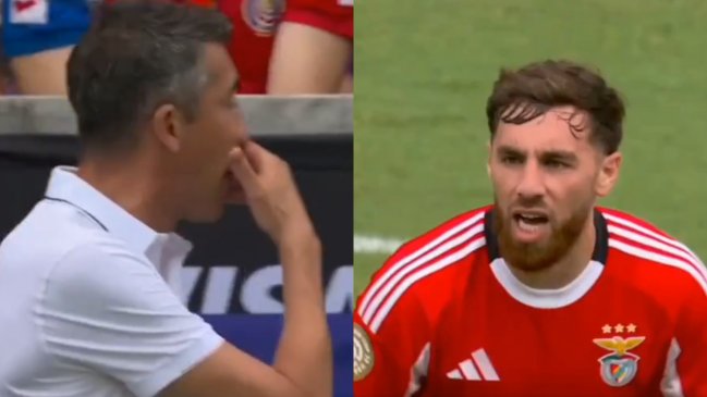 [VIDEO] DT de Benfica tuvo tenso cruce con jugador tras reemplazarlo en el Mundial de Clubes