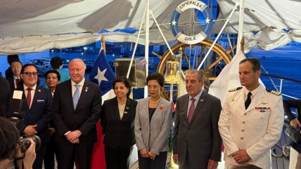   Princesa imperial de Japón visitó la Esmeralda: 