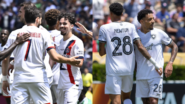 PSG y Botafogo se instalaron en octavos de final del Mundial de Clubes