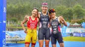 Bárbara Riveros se lució con un bronce en el Mundial de Cross Triatlón
