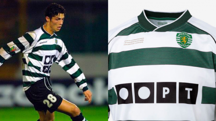   Sporting de Lisboa lanzó camiseta conmemorativa del debut de Cristiano 