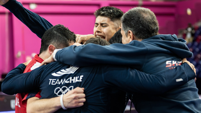 Team Chile masculino barrió a Venezuela y se colgó el oro en el Sudamericano de Tenis de Mesa