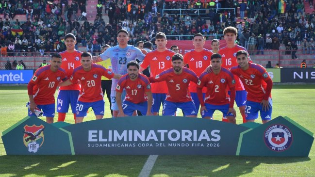 La Roja sufrió otro brusco descenso en el Ranking FIFA