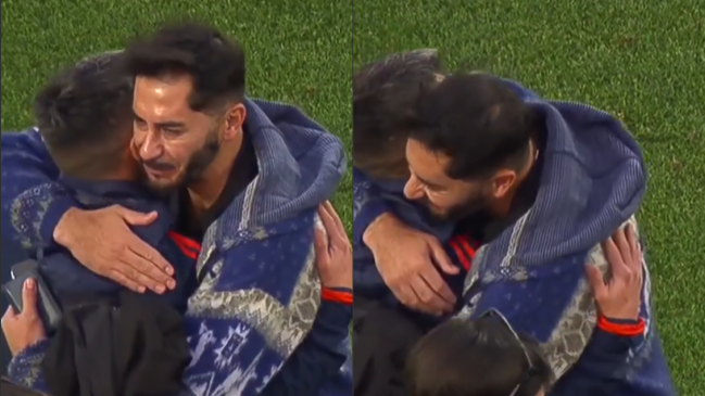 [VIDEO] Johnny Herrera dio emotivo abrazo a Charles Aránguiz tras el triunfo de la U en el Superclásico
