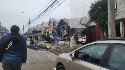   Explosión en Temuco deja una adulta mayor fallecida y varias casas dañadas 