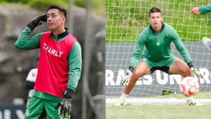   Echeverría y James hicieron de arqueros en práctica de Club León 