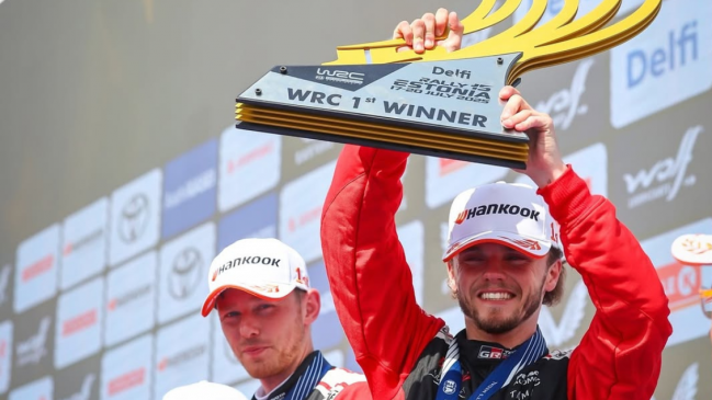 El sueco Oliver Solberg dio la sorpresa y ganó el Rally de Estonia