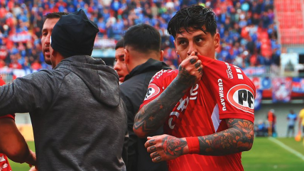   Patricio Rubio consiguió el empate tardío para Ñublense ante U. de Chile en Chillán 