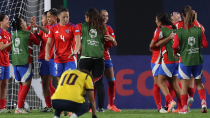  El importante festejo de La Roja femenina ante el local Ecuador en la Copa América 