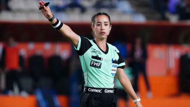 Mexicana Katia García es la única mujer que arbitrará en el Mundial sub 20 de Chile