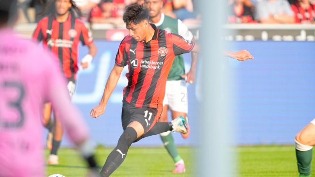 Darío Osorio vio acción en empate de Midtjylland por la Europa League