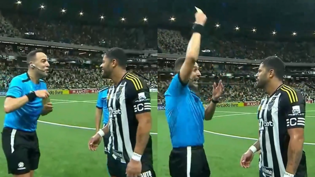 [VIDEO] El amistoso cruce entre Hulk y Ostojich que terminó con amarilla para el delantero