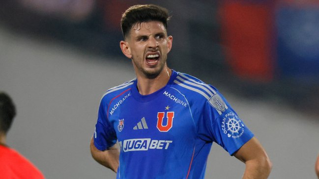 Lucas Di Yorio se lesionó y en Universidad de Chile temen que se pierda el resto de la temporada