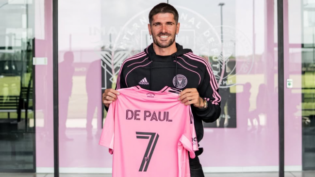 De Paul está a la espera de los permisos para debutar con Inter Miami