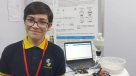 Estudiante chileno fue premiado en Brasil por proyecto de filtro purificador de aire