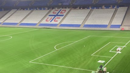   Comenzó la instalación de los arcos en el nuevo estadio de la UC 