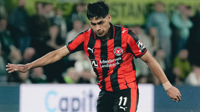 Darío Osorio vio acción en el empate entre FC Midtjylland y Aarhus