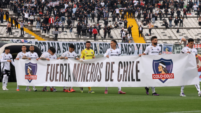 [VIDEO] Colo Colo se plegó a los homenajes por los mineros de El Teniente