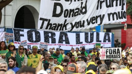   Brasil: Partidarios de Bolsonaro protestan contra Lula y elogian a Trump 