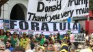 Brasil: Partidarios de Bolsonaro protestan contra Lula y elogian a Trump