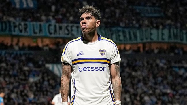 Palacios volvió a entrenar con normalidad y está a disposición en Boca para el duelo con Racing