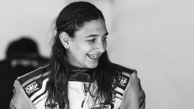 Piloto uruguaya de karting falleció a los 16 años