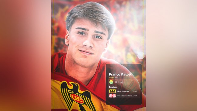Unión Española oficializó la contratación del argentino Franco Ratotti