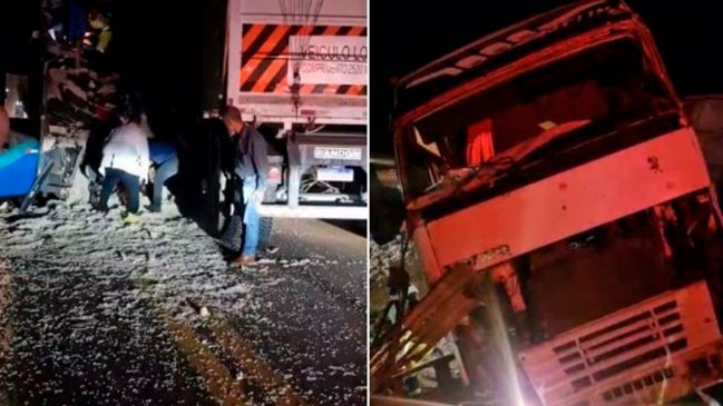Brasil: 11 muertos en un choque entre un autobús turístico y un camión