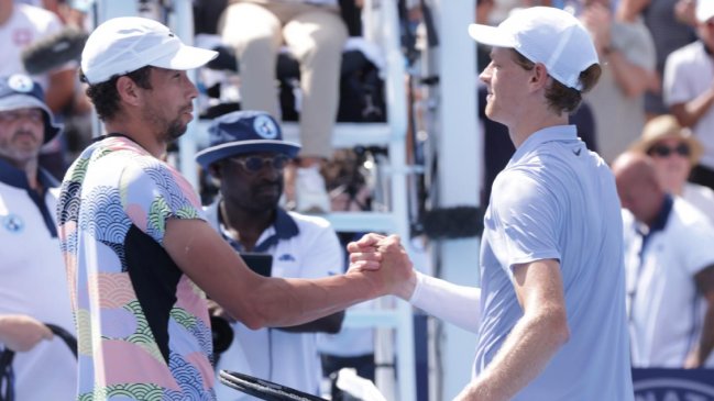 Jannik Sinner arrasó en el estreno en Cincinnati con su victoria más rápida del año