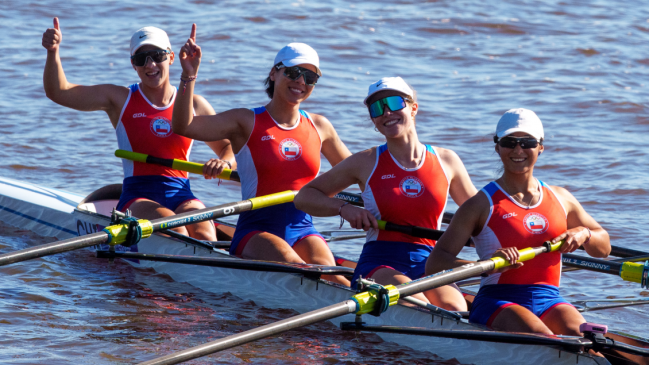 Team Chile de Remo cerró su gran jornada con otros dos oros en los Panamericanos Junior
