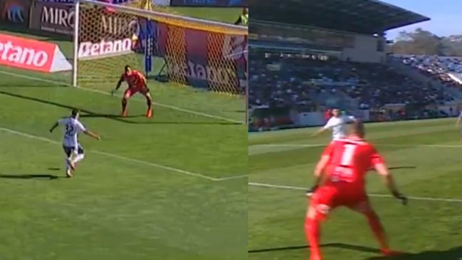 [VIDEO] Lucas Cepeda desperdició increíble ocasión ante Everton