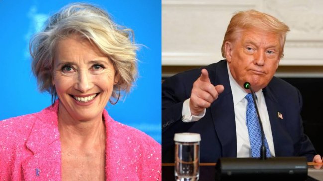 Emma Thompson recuerda que Trump la invitó a salir el día en que se divorció