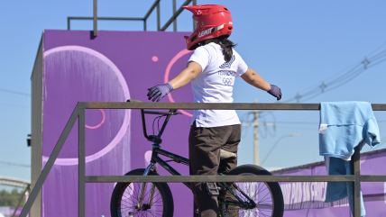 Catalina Henríquez sumó un bronce para el Team Chile en el BMX Freestyle de Asunción 2025