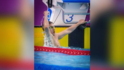   Edhy Vargas sumó medalla de bronce para el Team Chile en la natación de los Panamericanos Junior 