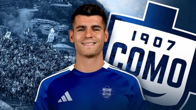 Álvaro Morata fue anunciado como fichaje de Como