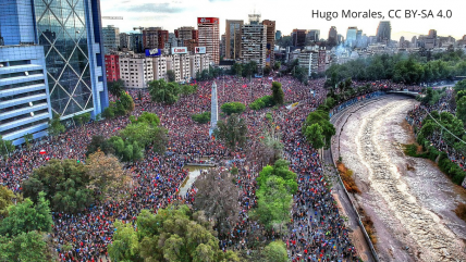   Calendario octubre - La marcha más grande de Chile 
