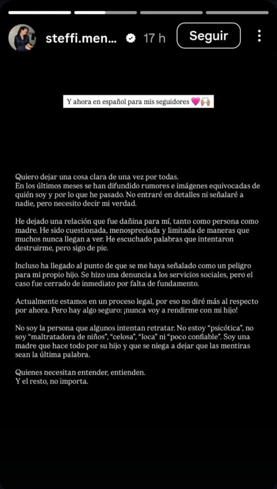 Historia de @steffi.mendezz