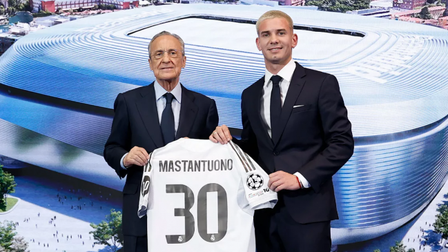 Franco Mastantuono fue presentado en Real Madrid: Voy a dejar la vida