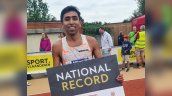 Diego Uribe estableció nuevo récord nacional en los 3.000 metros