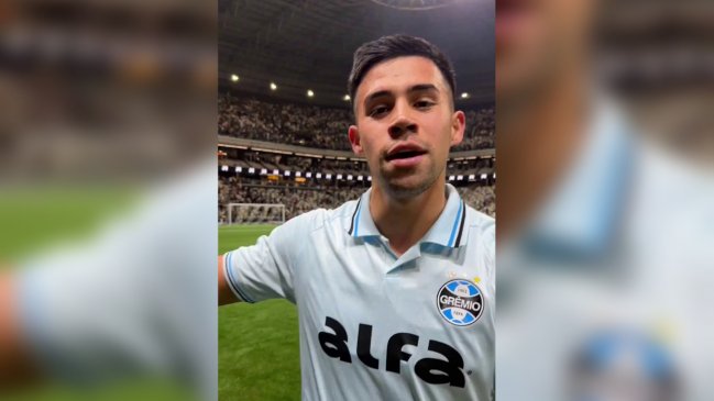 [VIDEO] Alexander Aravena selló con gol el triunfo de Gremio sobre Atlético Mineiro de Iván Román
