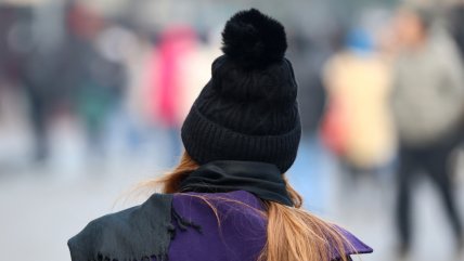   Mínimas de hasta 2 grados bajo cero se esperan en Santiago este fin de semana 