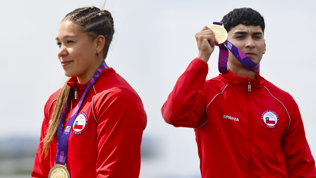 Maira Toro y Sebastián Alveal dieron dos oros más para Chile en el canotaje de Asunción 2025