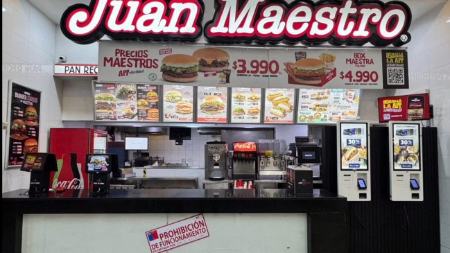 Restaurante de Antofagasta fue clausurado tras detección de tornillo en sandwich