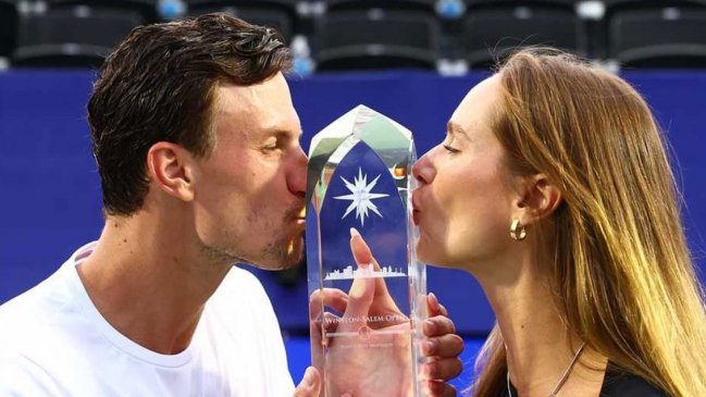Marton Fucsovics celebró su tercer título ATP en Winston Salem