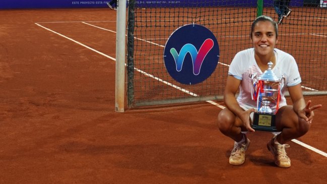 Antonia Vergara conquistó el W15 de Santiago 2 y ganó su segundo título consecutivo