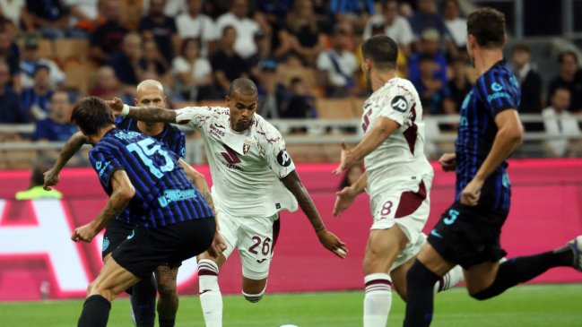 Con Maripán en la banca: Torino se estrenó en la Serie A con dura caída ante Inter de Milán